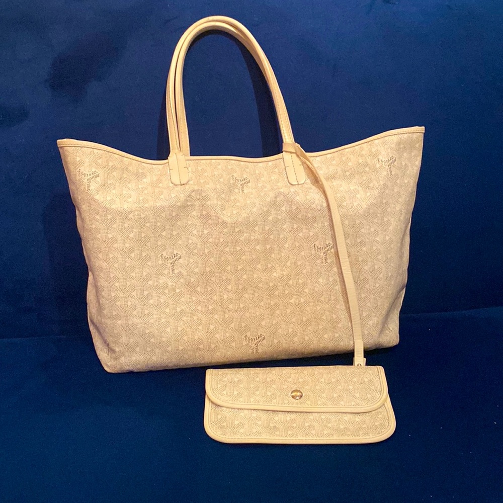 Goyard PM Tote White
